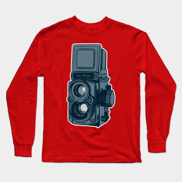 Vintage Camera Long Sleeve T-Shirt by jafaris